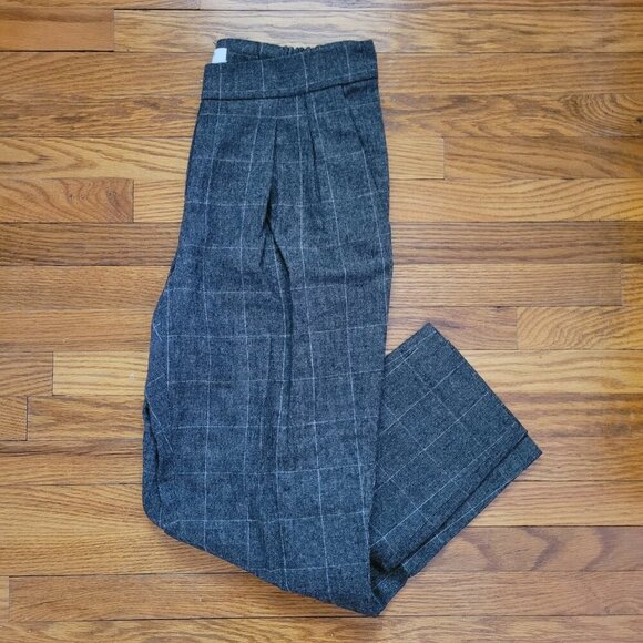 BABATON | Aritzia Cohen Wool Cashmere Plaid  Pant | Sz. 2 - Picture 2 of 10